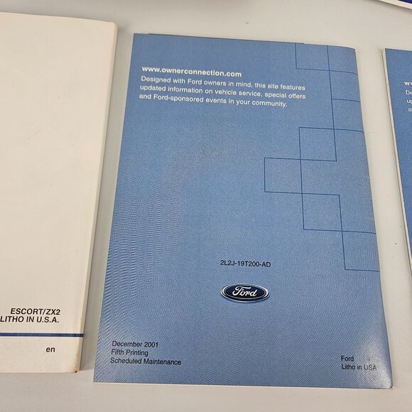 Ford 2003 Escort ZX2 Car Auto Owner Manual User Guide Maintenance Extras Case - Picture 9 of 11